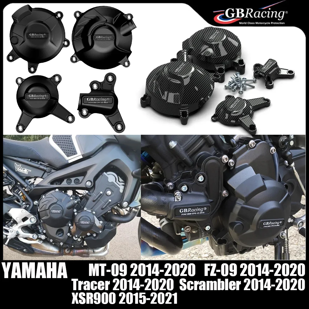 

Для YAMAHA MT-09 FZ-09 Tracer Scrambler 2014-2020 XSR900 2015-2021 Защита крышки двигателя