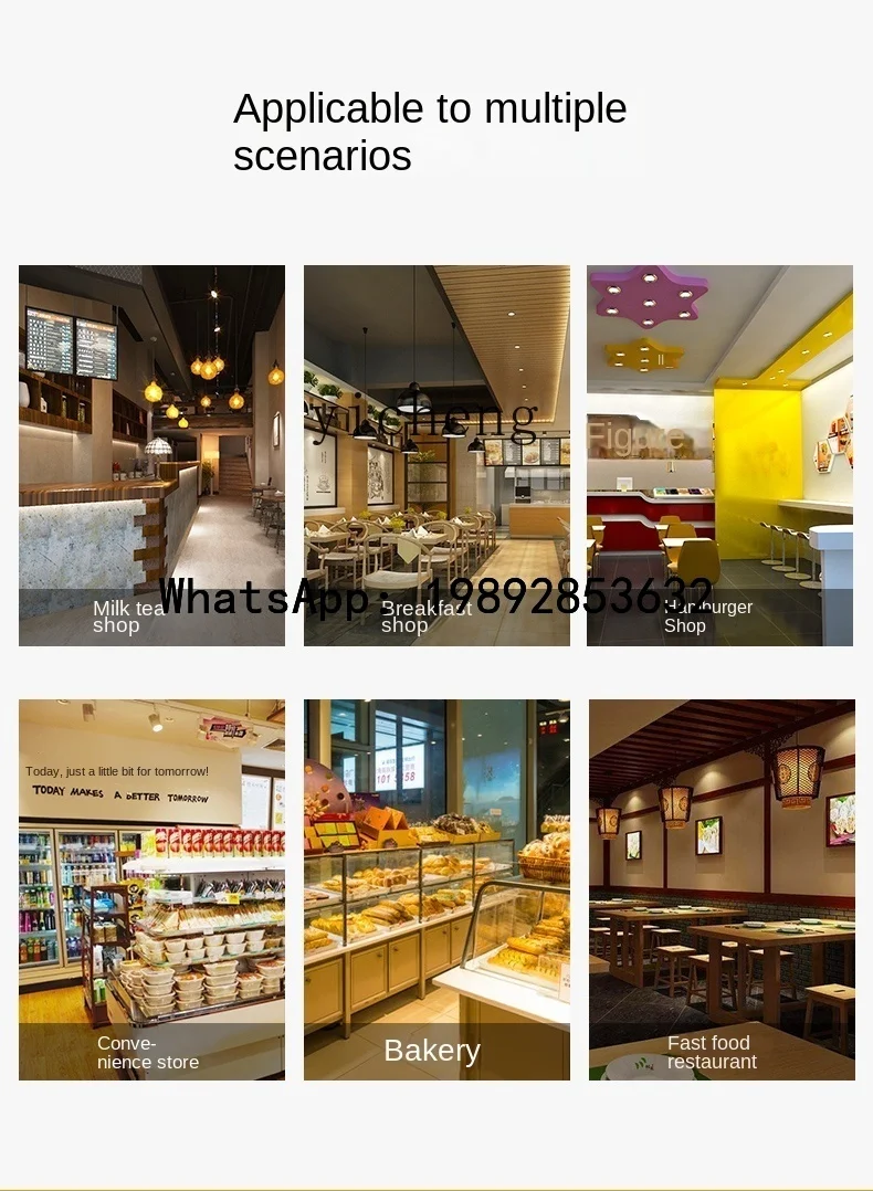 LL Insulated Display Cabinet Fried Baked Food Chestnut Heated Display Cabinet Fried Chicken Fries Hamburger Deli Cabinet