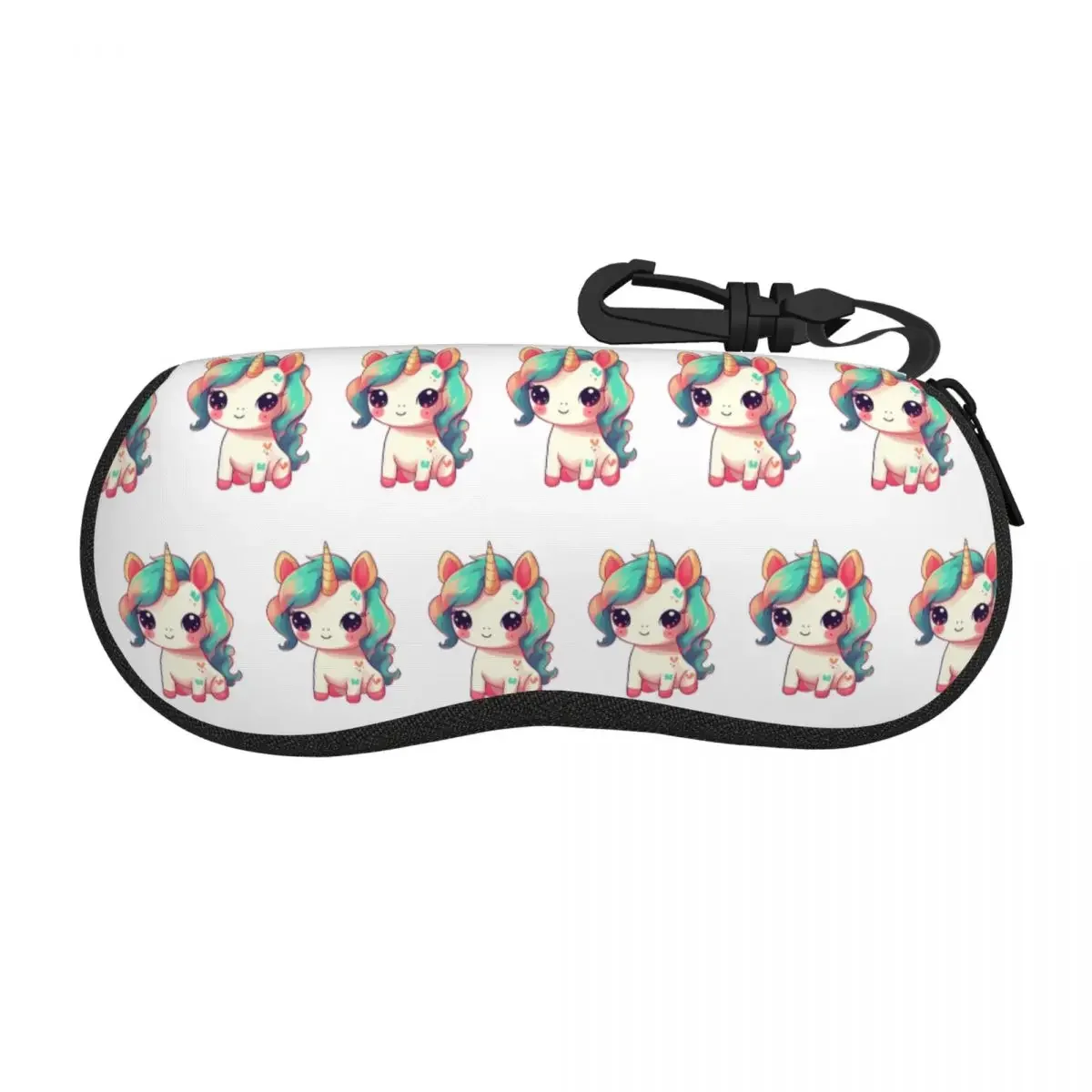 Cute Cartoon Unicorn Shell Glasses Case Protector Sunglasses Box Women Men Soft Eyeglasses Bag Pouch