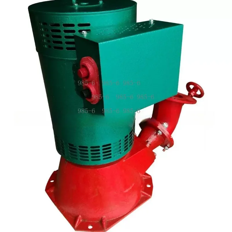 Pelton Small Turbine 3kW Excitation Synchronous Generator, Micro Hydro Power Equipment for Home and Off-Grid Use