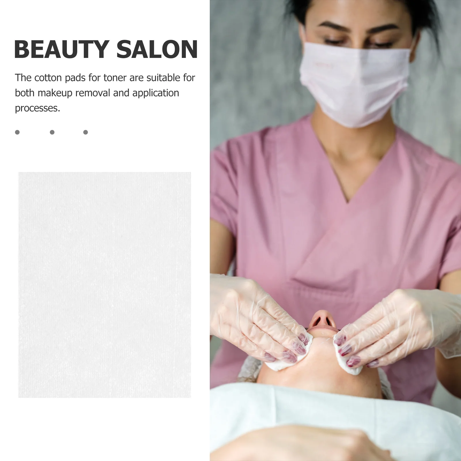 

20Packs Toner Pads Soft Cotton Facial Towel for Makeup Removal Highly Absorbent Cleansing Pads for Women Daily Face Care Routine