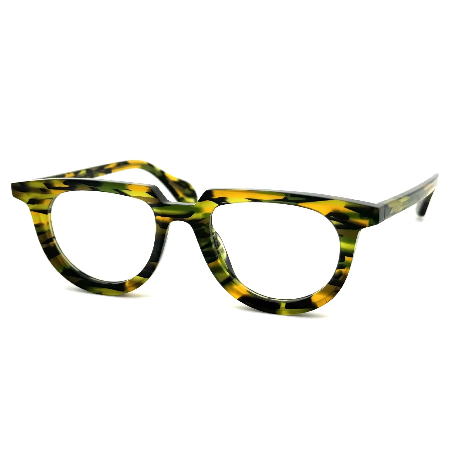 

Belgium Mille+85 With Case Vintage Retro Optical Fame Man Women Original Quality Italy Acetate Captain Style