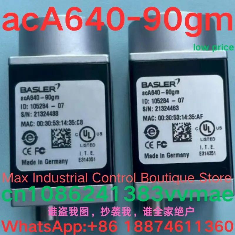 Second-hand test OK   Industrial Camera  ACA640-90GM