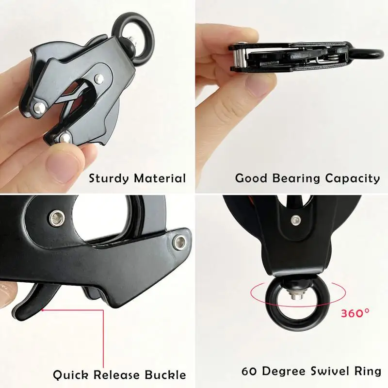 Dog Leash Clasp Dog Leash Collar Linking Swivel Frog Clip Quick Release Locking Pet Supplies Metal Hardware Buckle for Hiking view 6