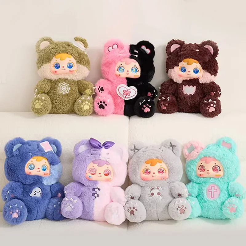 

New Samuel Bear Critical Hit 400% Series Vinyl Plush Doll Blind Box Cartoon Backpack Charm Pendant Collection Trendy Toy Gifts