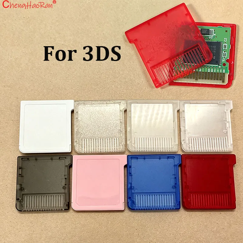 ChengHaoRan 1PCS Hard Game Card Storage Box for NS 3DS Transparent Color Replacement Storage Case High quality Shell