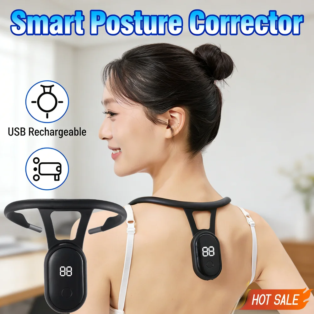 

Smart Posture Corrector Realtime Scientific Monitoring with Smart Sensor Vibration Reminder USB Rechargeable for Men and Women