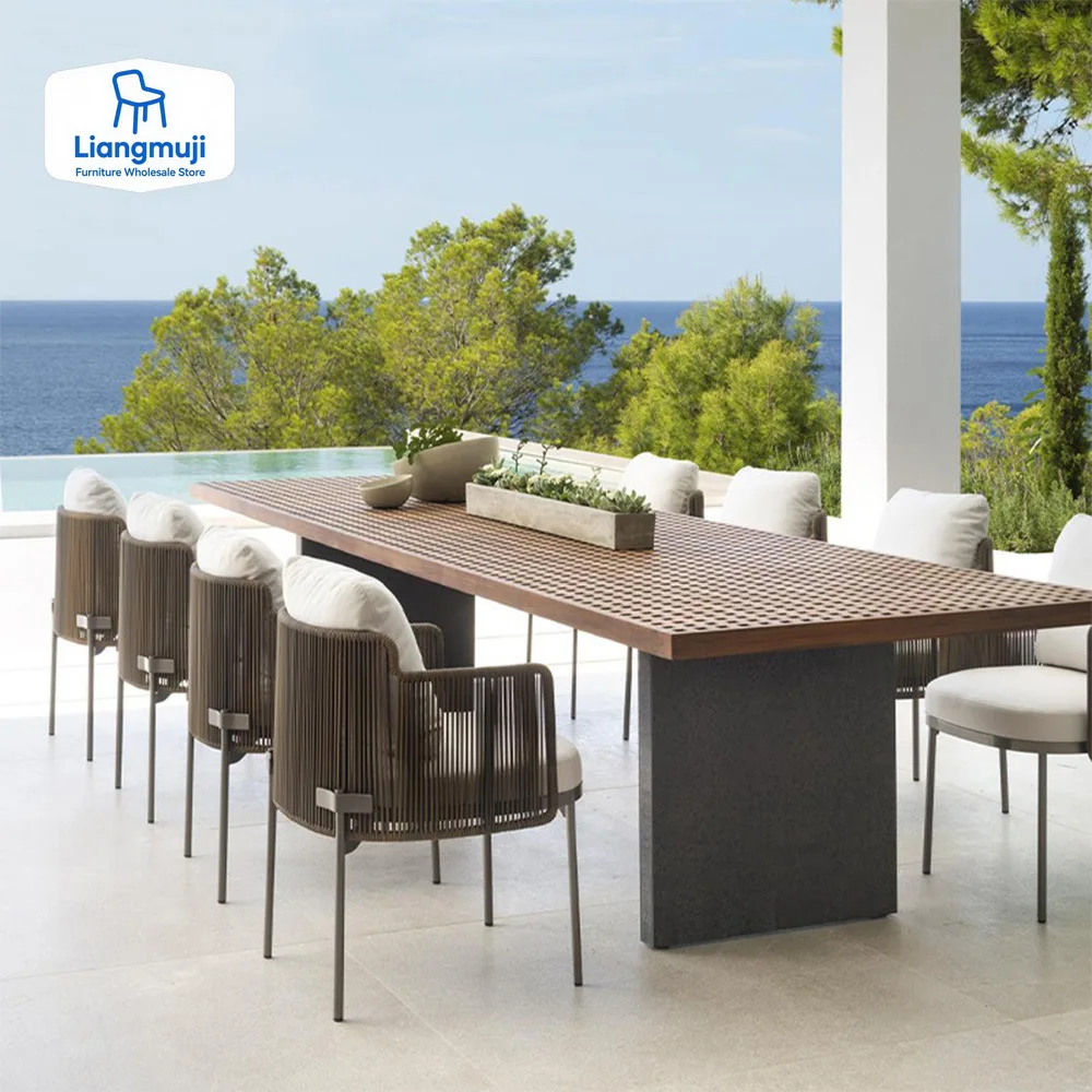 

Wood Waterproof Garden Furniture Sets Rattan Cushions Moving Italian Garden Furniture Set Patio Adult Muebles Terraza Decoration