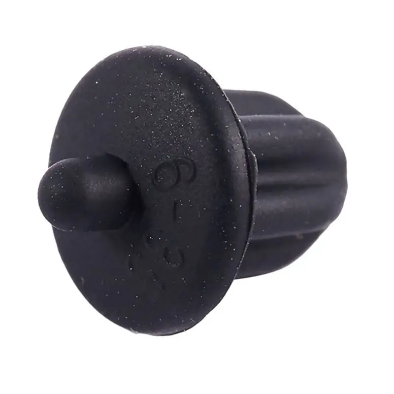 N36R-50X Tampa Protetora de Borracha Preta para Conector de Áudio de 6,35mm para PC, DVD e Microfone