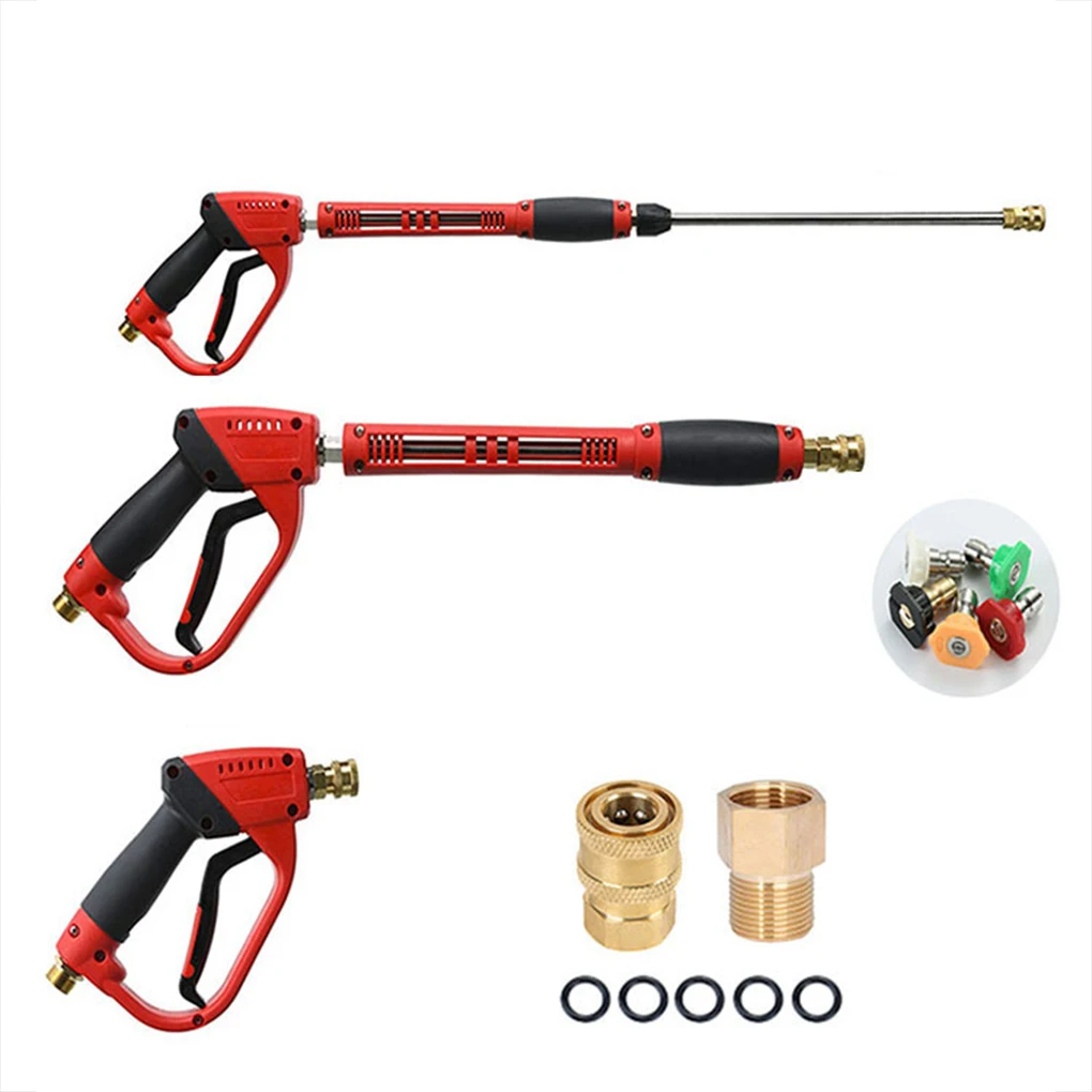 取り外し可能なクイックプラグクリーニングガンマシン、高圧ウォーターガン、純銅ツール、5色ノズル変換ジョイント