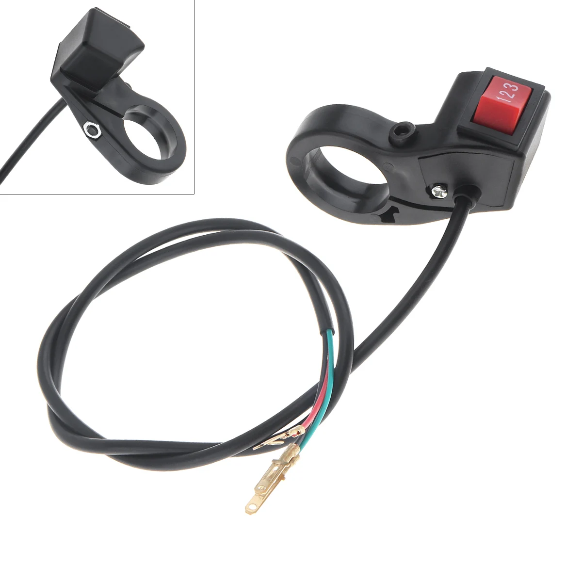 22MM Motorcycle 3 Speed Module Switch Handlebar Switch Headlight and Fog Light Switch For Motorcycle Electric Scooter Motorbike