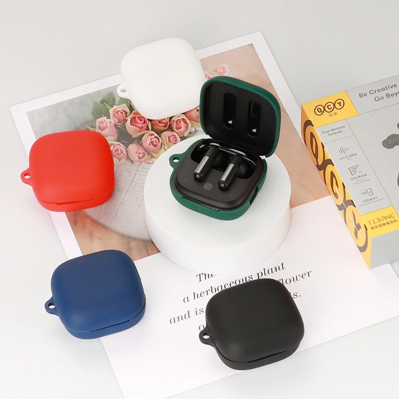 Funda protectora para auriculares inalámbricos, protector Compatible con QCY T13 ANC, antipolvo, antigolpes, lavable, K1KF