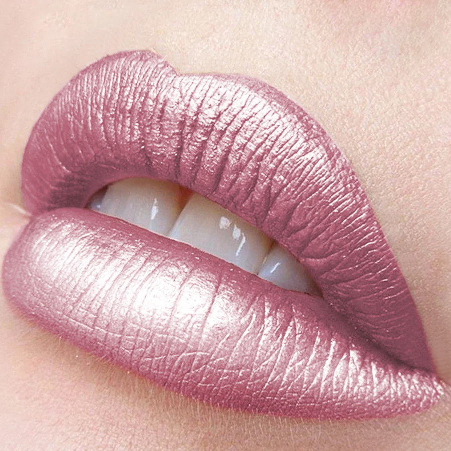 7 Colors Sparkling Metallic Finish Lipstick Hydrating Red Pink Glitter Lip Tint Shine Lip Color Highly Pigmented Lip Makeup Gift
