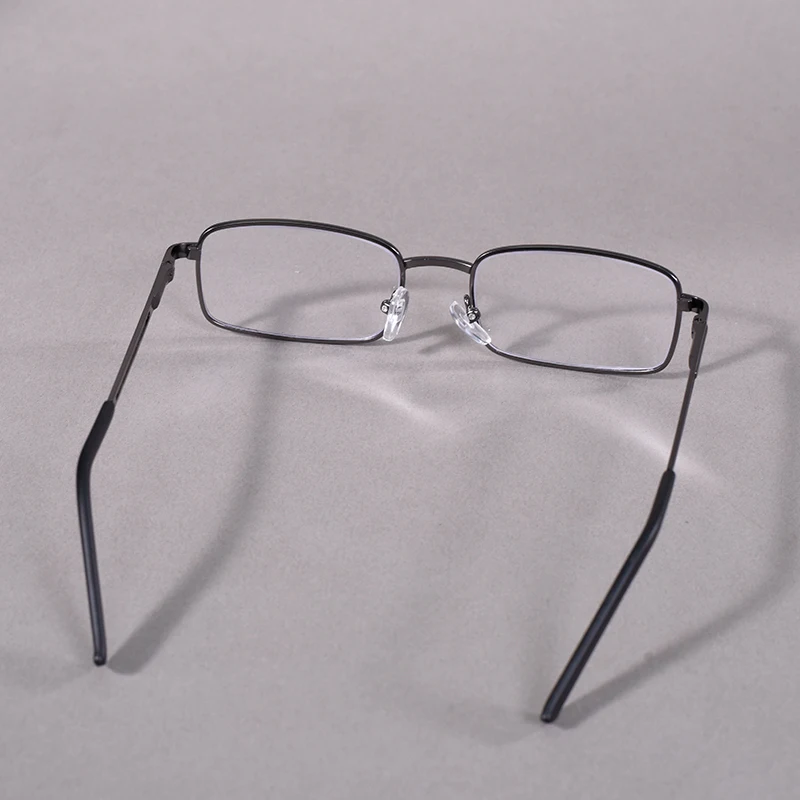 Hohe Qualität Edelstahl Lesebrille Männer Mode Presbyopie Brillen Business Hyperopie Anti Blaues Licht Brillen + 125 + 2 – Detail 15