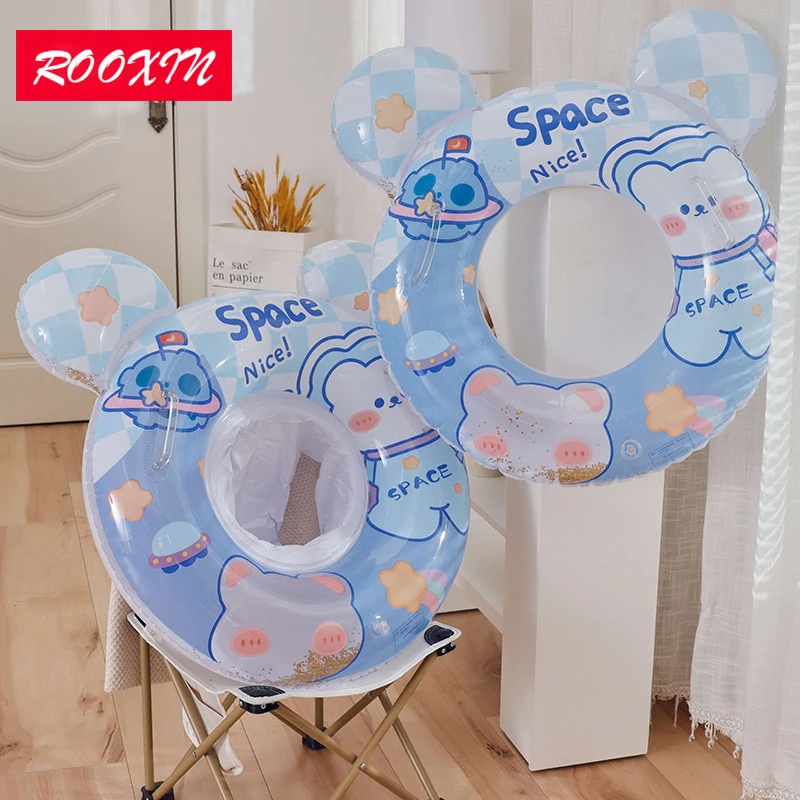 ROOXIN Inflatable Toy Baby Swimming Seat Ring Swim Ring Tube For Child Swimming Circle Float Pool Bathtub Water Play Equipment