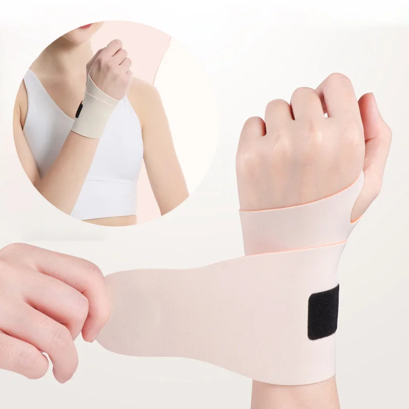

Ultra-thin Wrist Guards Gym Light Breathable Pressurized Adjustable Built-in Convex Points Massage Prevent Sprain Wrist Band