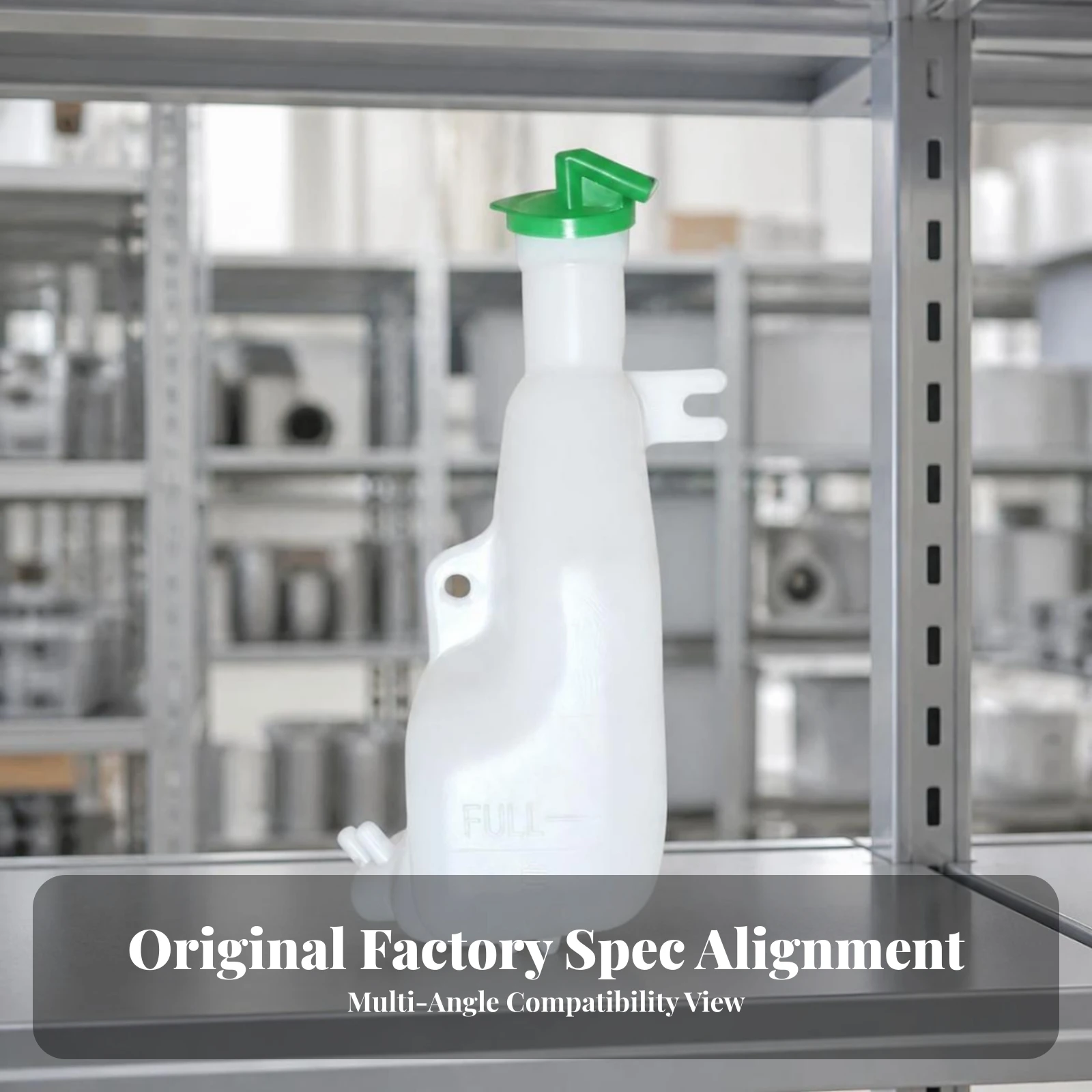 Coolant Reservoir Tank with Cap Translucent Overflow Reservoir Bottle with Cap Coolant Expansion Bottle Long-Lasting Vented