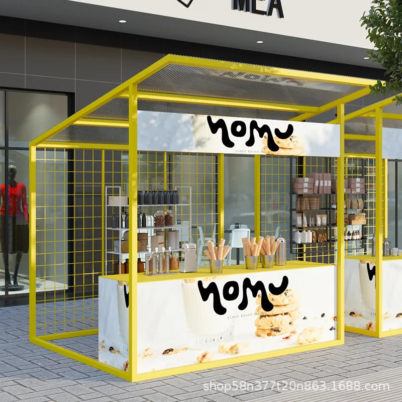 Market stall rack Commercial street Outdoor stall display rack Shopping mall activity scenic spot Booth Investment booth