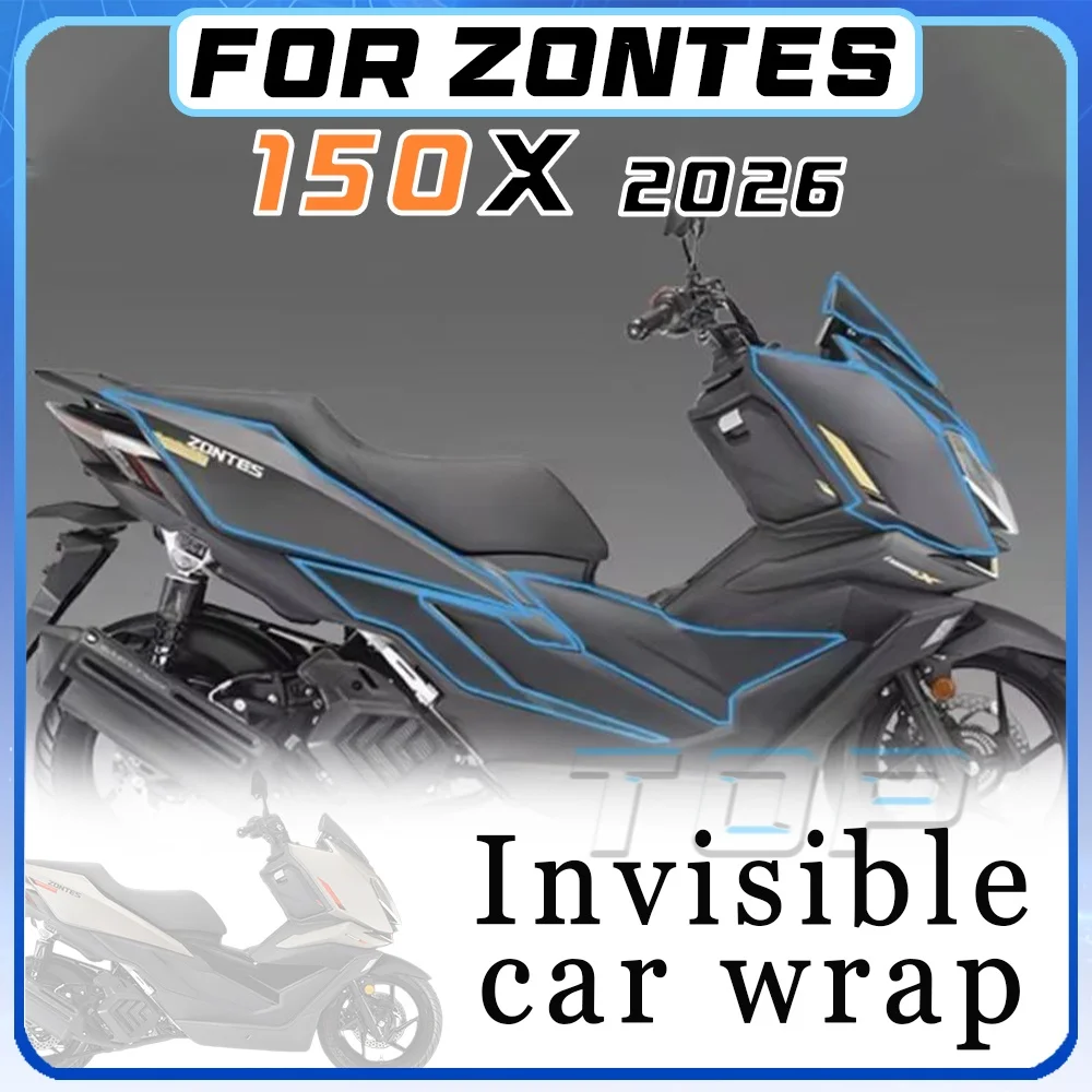 For 2026 ZONTES 150X paint protection film for 150x 150X 150 x transparent anti-scratch film