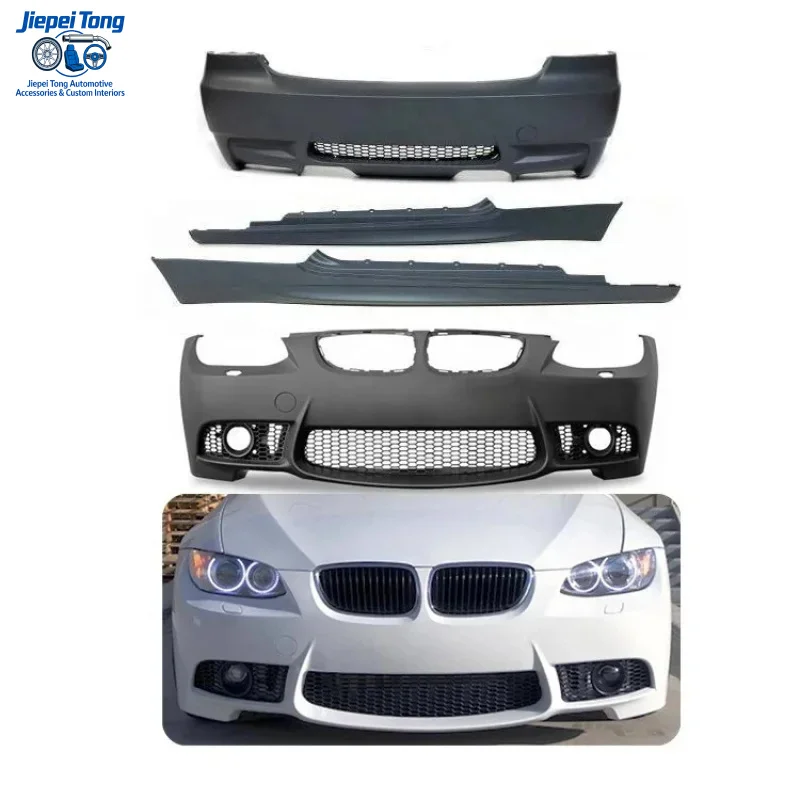 

for M3 Style Body Kit E92 LCI 328i 328i XDrive 335is 328i Front Rear Bumper Side Skirts Fog Lamp 2010 2011 2012