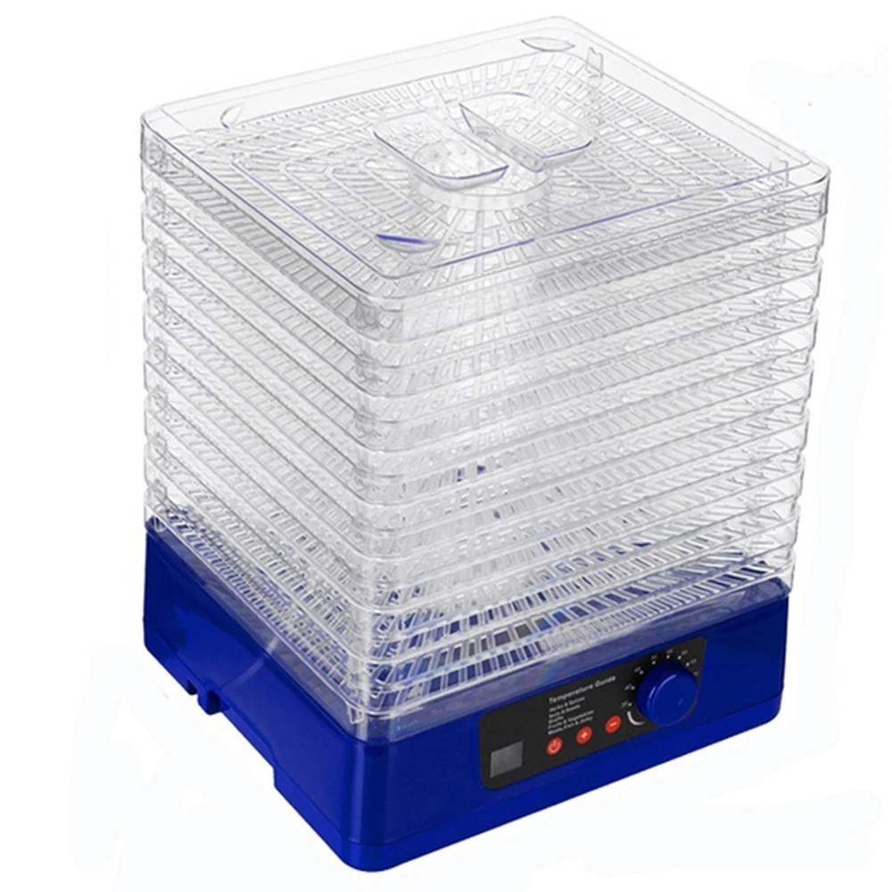 Household durable plastic 8-disc electric dehydrator fish potato mushroom spice dryer fruit and vegetable drying function