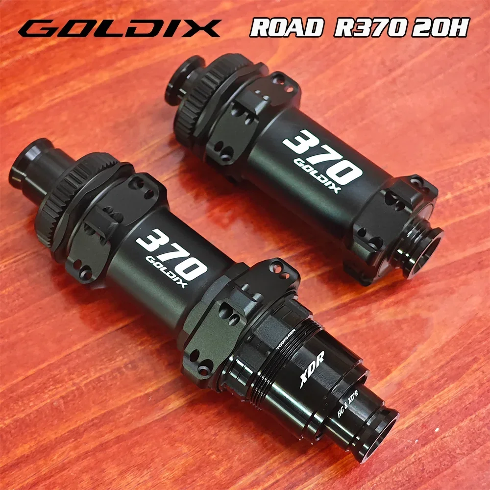 

GOLDIX R370 Road Bike Hub 36T Ratchet Lightweight 20H Centerlock Hub Compatible with Shimano SRAM 11 12 Speed Bicycle Hub