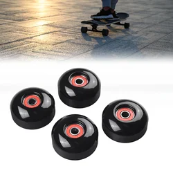 Rulman ile 4 adet tekerlekler yüksek kalite PU 52x32mm 95A yumuşak Longboard kaykay tekerlekler + ABEC-9 rulman paten kurulu aksesuarları