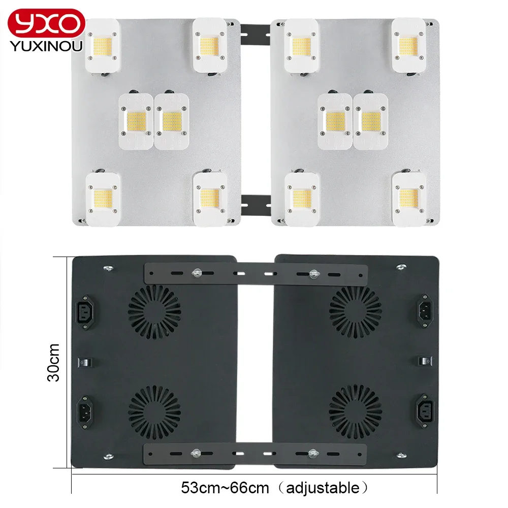 600W 1000W Sam-ng Quantum YXO LED 성장 빛 LM283B + 온실 실내 식물 묘목 성장 꽃에 대 한 전체 스펙트럼 식물 램프