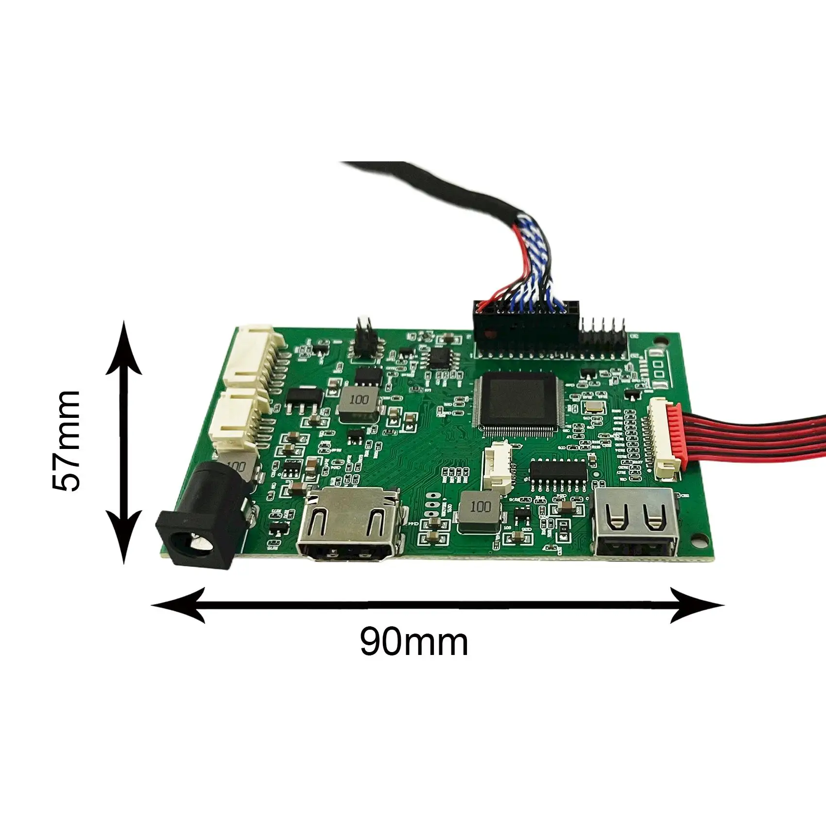 7 بوصة شاشة Lcd 7 بوصة شاشة الكريستال السائل وحدة مجلس 1024X600 Ips 7 "وحدة عرض Lcd مع H-D Usb لوحة للقيادة