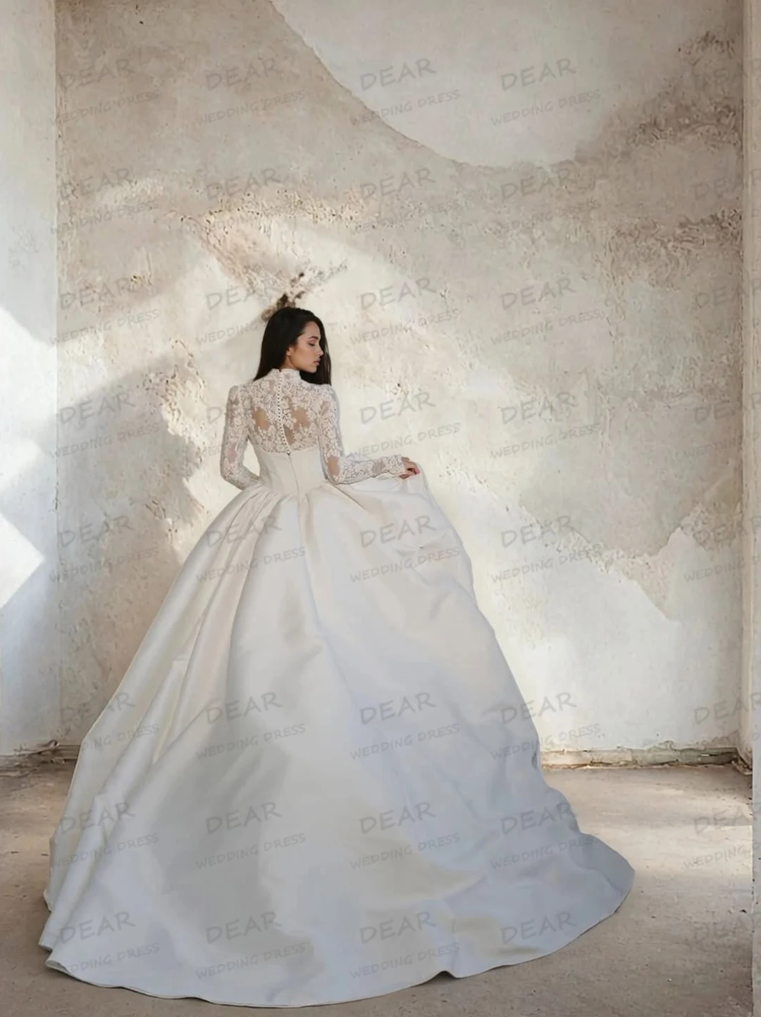 Thumbnail 4 - #11 Trending Womens Long Sleeve Wedding Dress Right Now