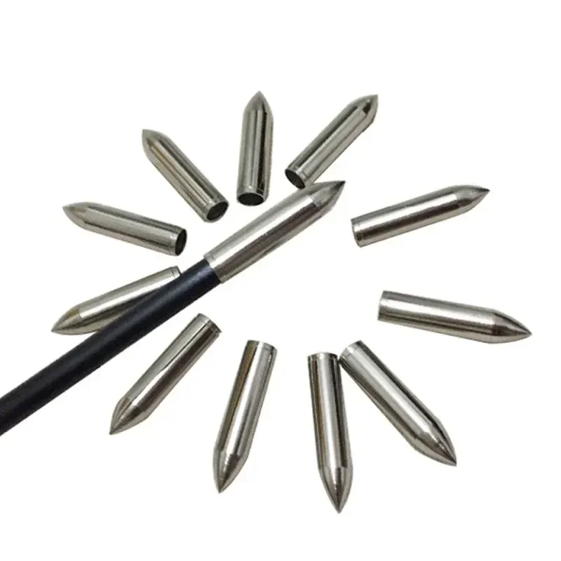 12pcs Archery Arrow Points Field Tips ID5.6/6.0/7./8mm for Recurve Bow Broadhead Arrowhead Flechas Ballesta