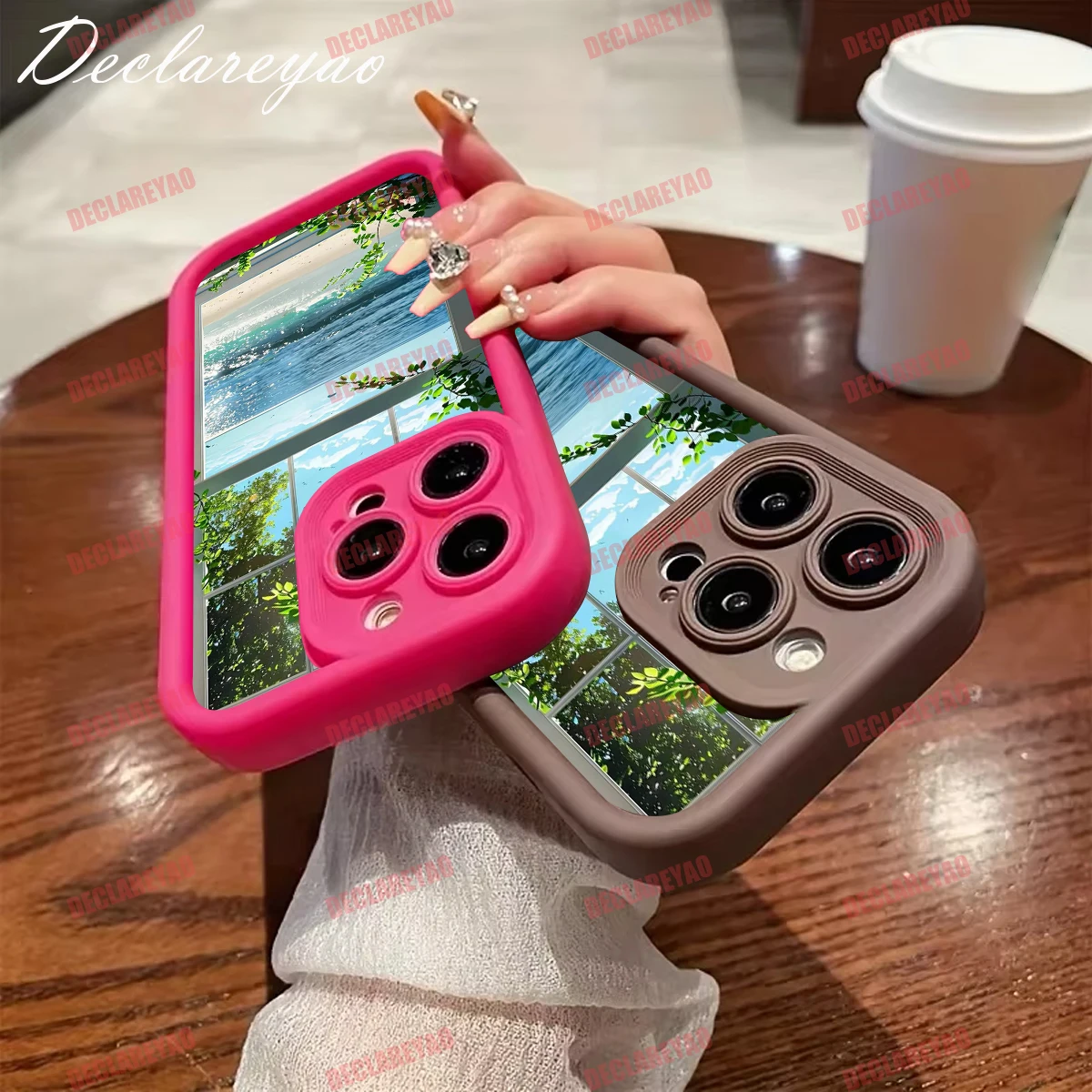 DECLAREYAO ماتي بولي يوريثان لينة خفيفة سليم حالات ل Redmi زائد K A2 11T K50 A3 الألعاب 14R A1 K60 13 توربو K40 يغطي حافظة للصدمات #3