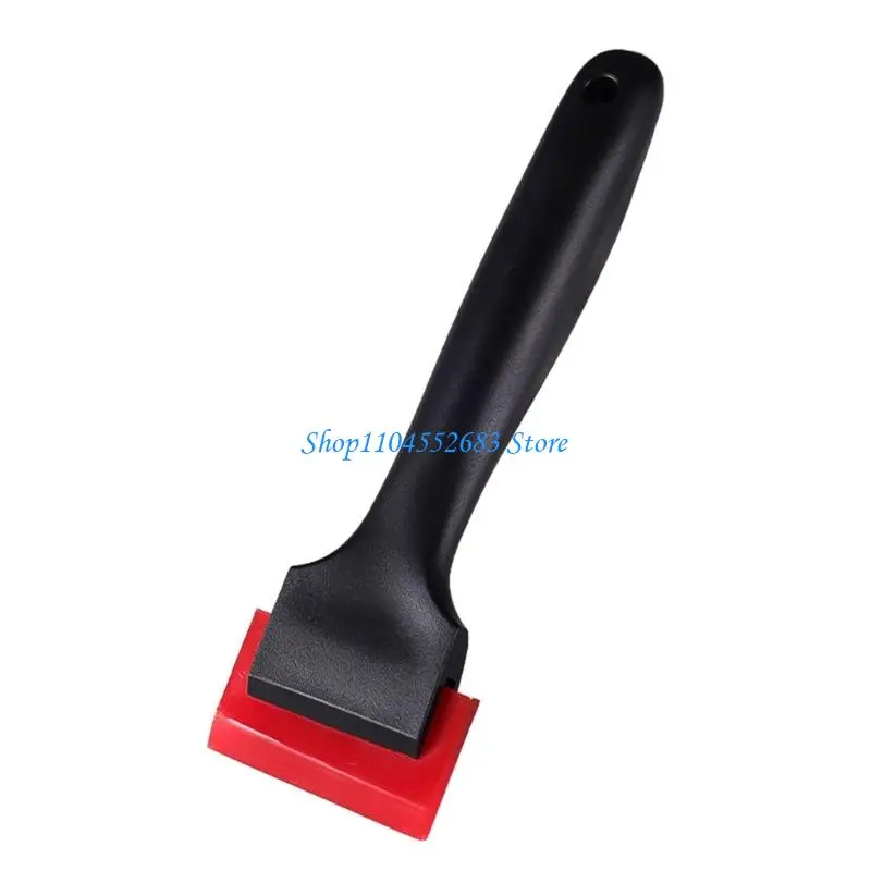 

Y6GD Silicone Squeegee All-Purpose Scraper for Auto Glass Shower Door Cleaning Bathroom Tile Seam Smoothing with NonSlip Grip