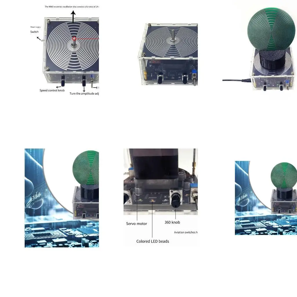 

652F Золотое соотношение пластина колебания с системой преобразования энергии Auto Spin Motor Technology для баланса окружающей