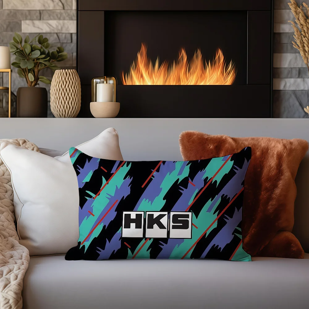 Automotive Parts H-HKS Q cushion cover Sofa living Room Office Rectangle Pillow Cover Home Coffee Shop Bedding Hit product