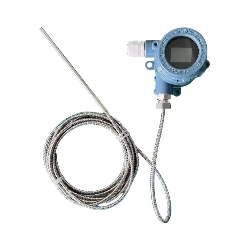 

Explosion-proof integrated temperature transmitter 4-20mA digital 485 thermal resistance PT100 sensor Industrial thermometer