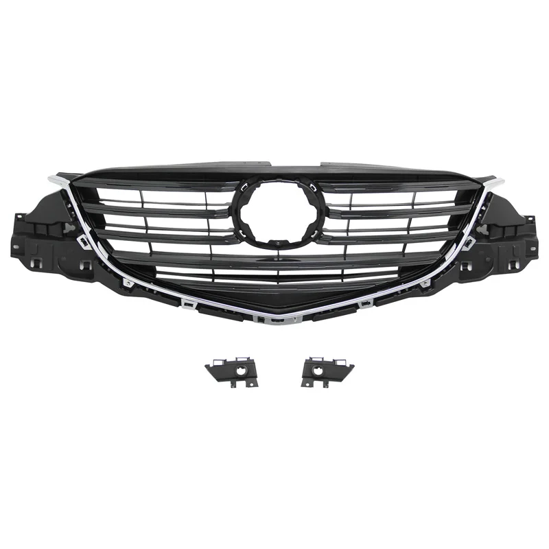 

ABS Chrome Front Bumper Middle Center Grille Grill Vent Hood For Mazda CX-5 13-16