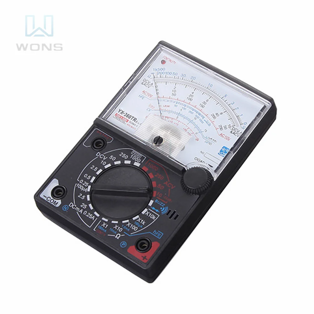 Voltmètre DC-AC 1000V, ampèremètre 250mA, compteur de résistance 1K, outil de multimètre Voltmètre DC-AC 1000V, ampèremètre 250mA, compteur de résistance 1K, outil de multimètre