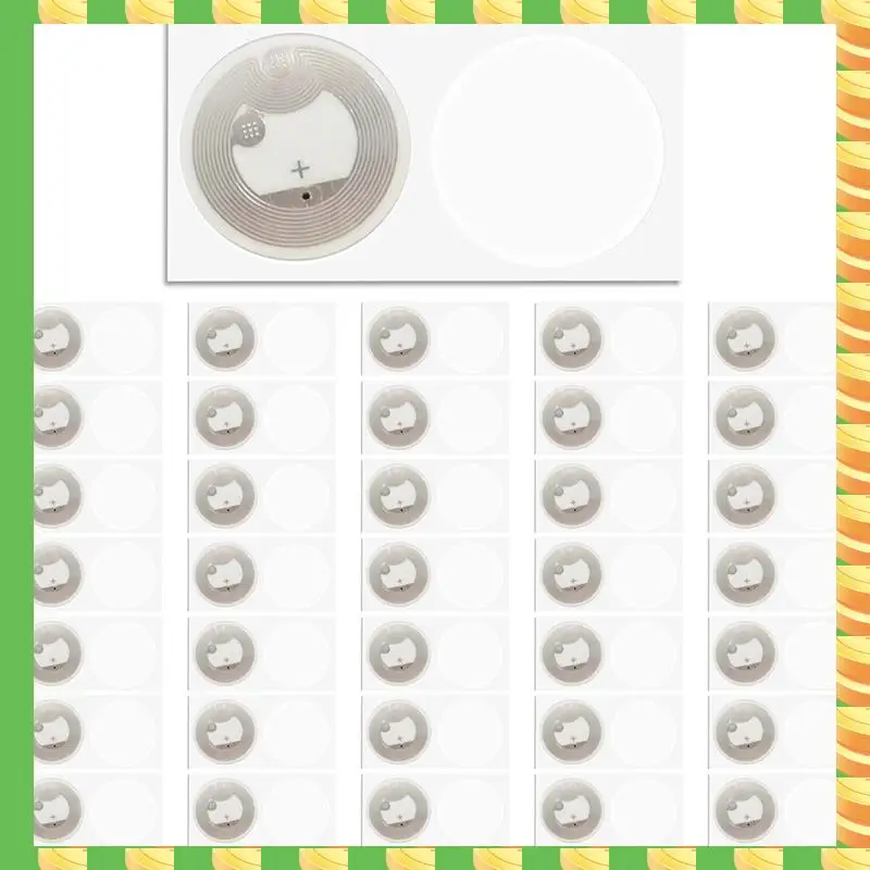 

AB53 500 шт. NFC Ntag216 наклейка Ntag216 NFC-теги NFC 216 тег Ntag216 NFC-карты 13,56 МГц NFC-тег наклейки 888 байт памяти A