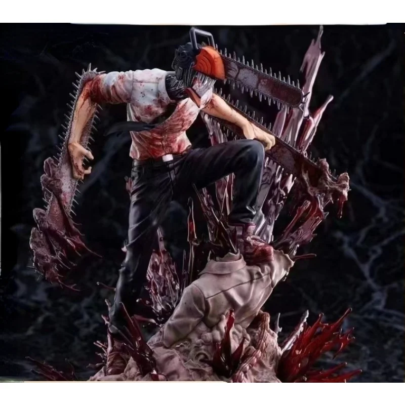 

Chainsaw Man Denji Figure 26cm PVC Statue Chainsawman Anime Figures Action Figurine Model Collection Doll Decoration Gift Toy