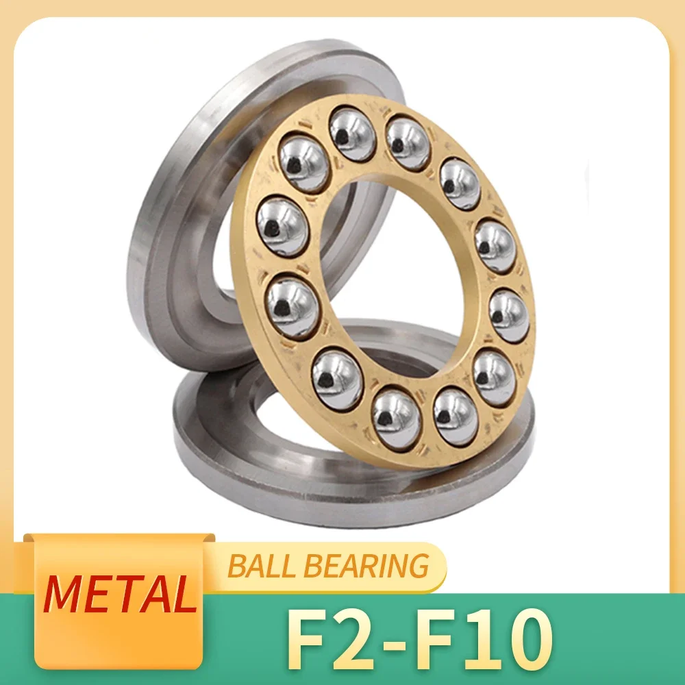 1Pc Mini Plane Axial Thrust Ball Bearing 3-In-1 F2-6M F3-8M F4-10M F5-10M F6-12M F7-17M F8-16M F10-18M Axial Ball Thrust Bearing