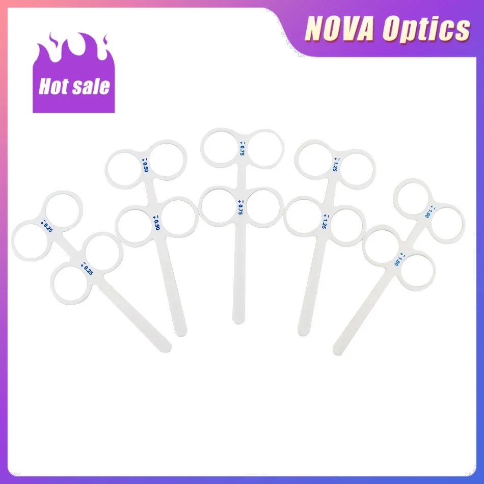 Nova Good Quality 4 Lens Plastic Optical Flipper Ophthalmic Holder Eye Trainer Occluder Optometry Equipment