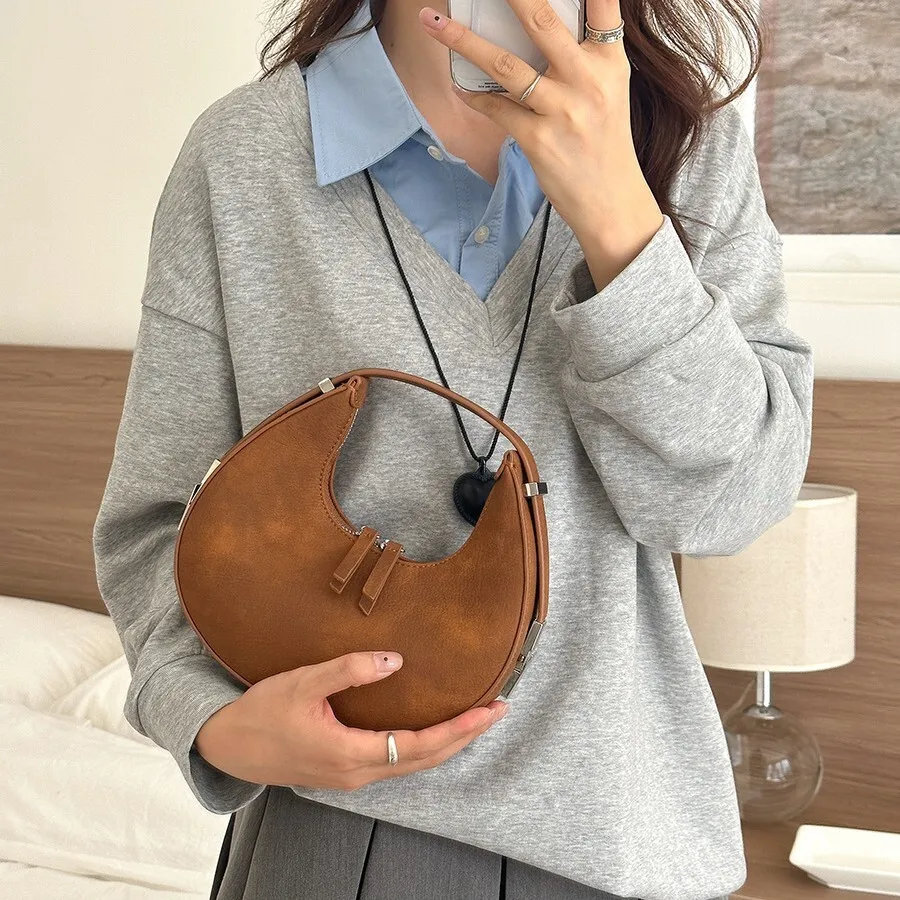 

Women handbag Korean suede leather tote bag simple clutch bag for women