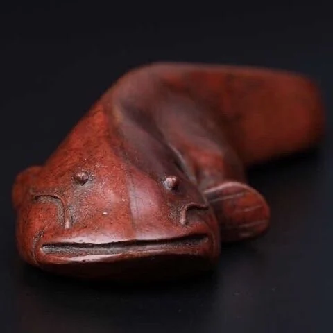 Catfish have surplus copper artifacts every year. Chinese style study, paperweight, tea ceremony, tea table, and fun home decor