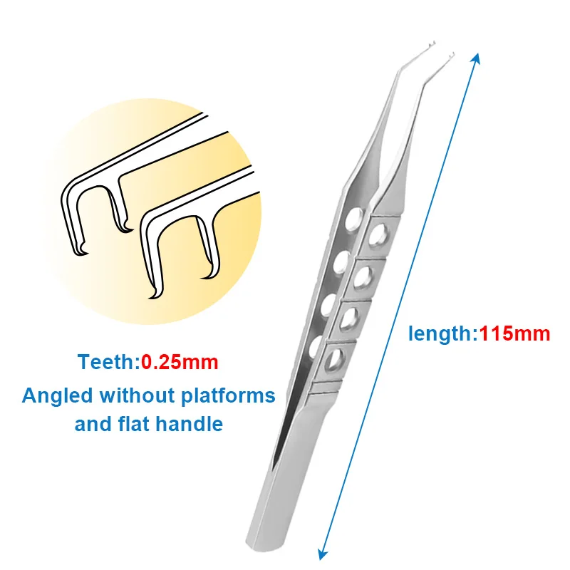 

Офтальмологический инструмент: Зажимы для сшивания роговицы Hofmann Polack, из нержавеющей стали