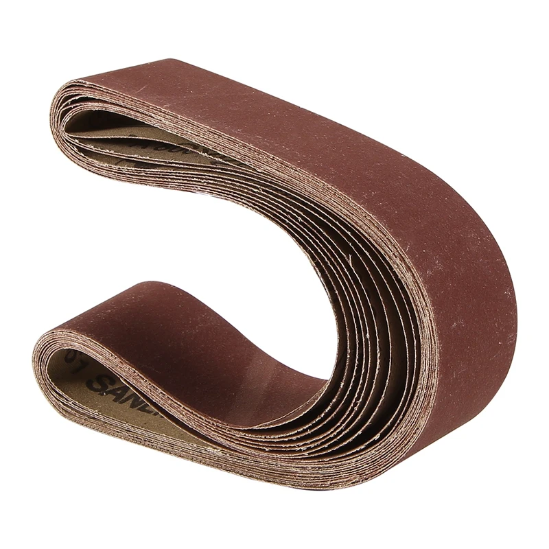 10แพ็ค686X50มม.เข็มขัดขัดอลูมิเนียมออกไซด์Sander Sanding Belt