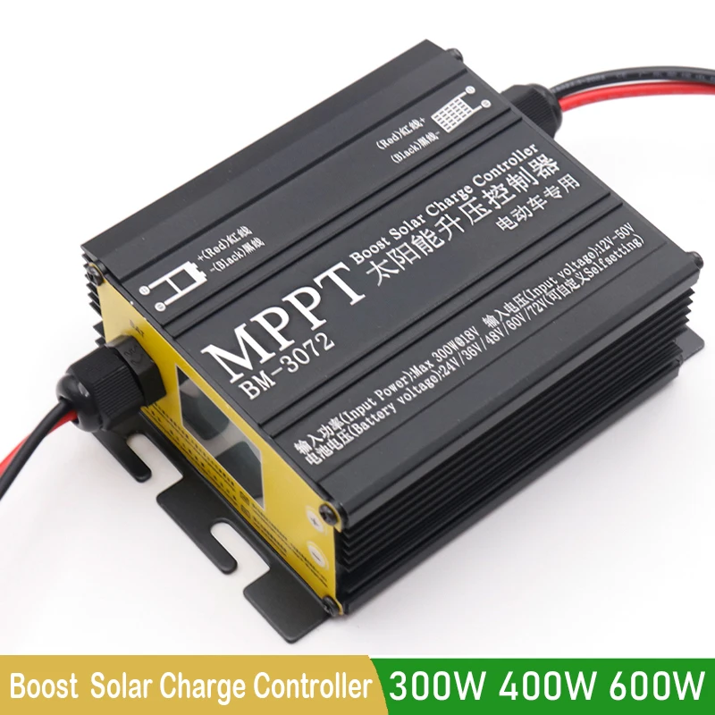 MPPT Boost Auto Solar Charge Controller Panel Regulator System Panel Intelligent 24V-72V Solar Regulator Regulator Battery