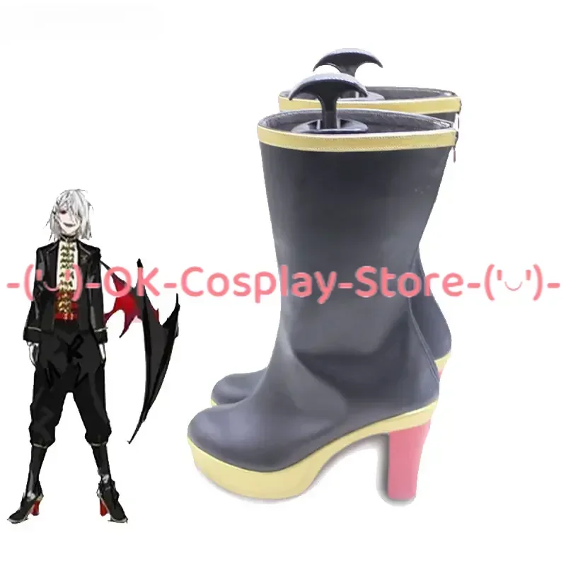 [Personalizzato] Vtuber Kuzuha Scarpe Cosplay Gioco Anime Gioco di ruolo Costume Prop Halloween Carnevale Festa Festa Stivali in pelle PU