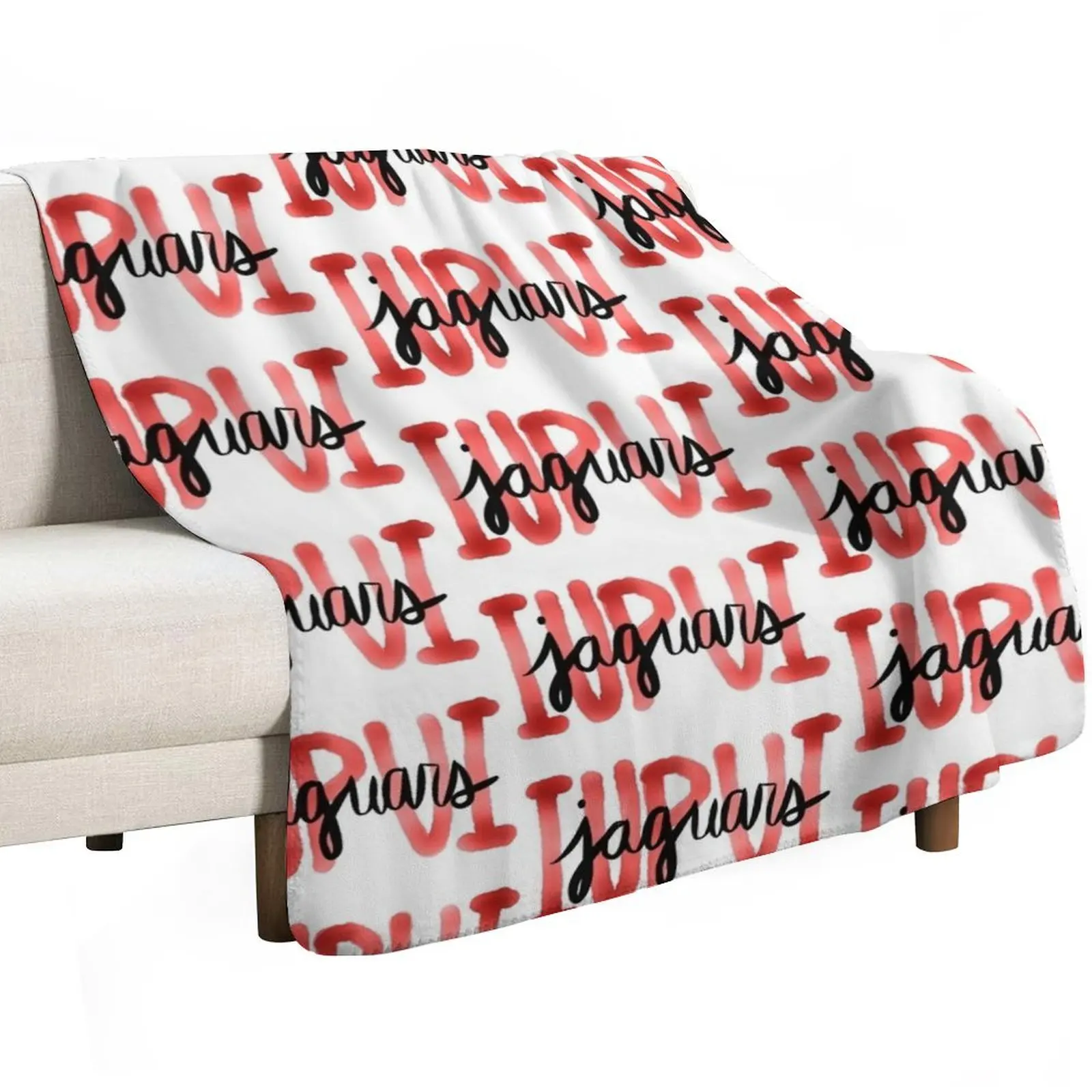 IUPUI Jaguars Throw Blanket Baby Luxury Thermals For Travel Decorative Throw christmas gifts for sofa Blankets