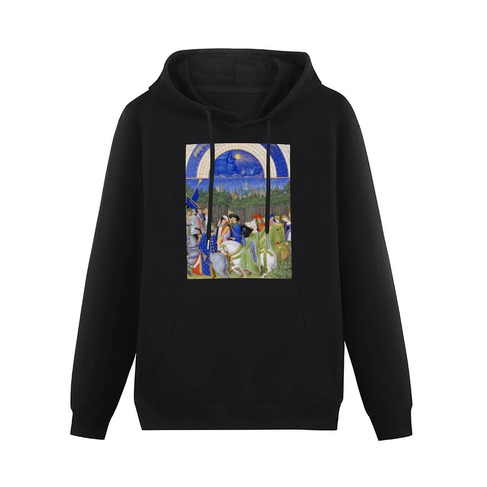 Les Très Riches Heures du duc de Berry 15th Century by Frères de Limbourg Pullover Hoodie men wear streetwear men hoodie graphic